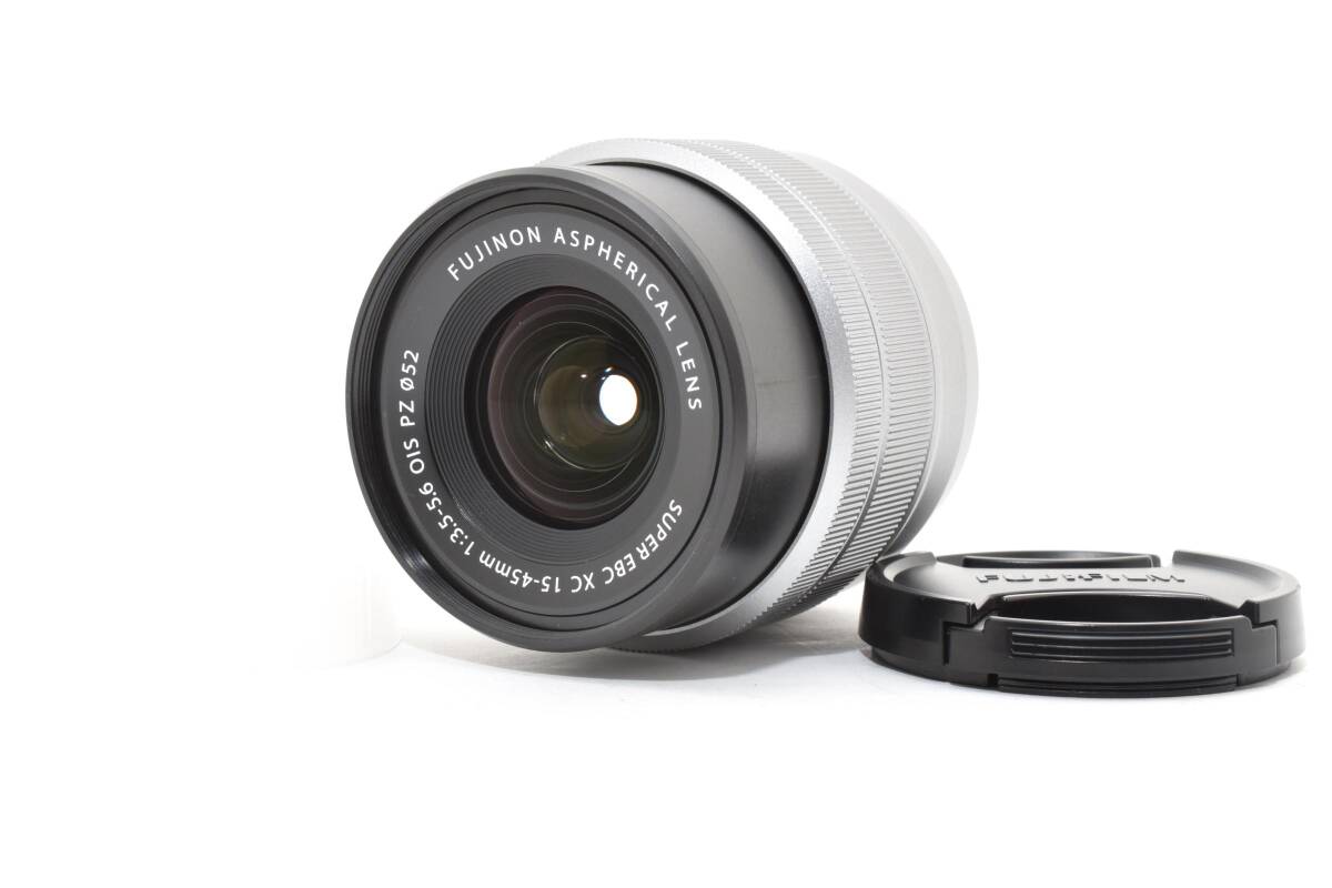 ★ジャンク品★FUJIFILM 富士フイルム フジフィルム フジフイルム XC 15-45mm F3.5-5.6 OIS PZ シルバー★　#656
