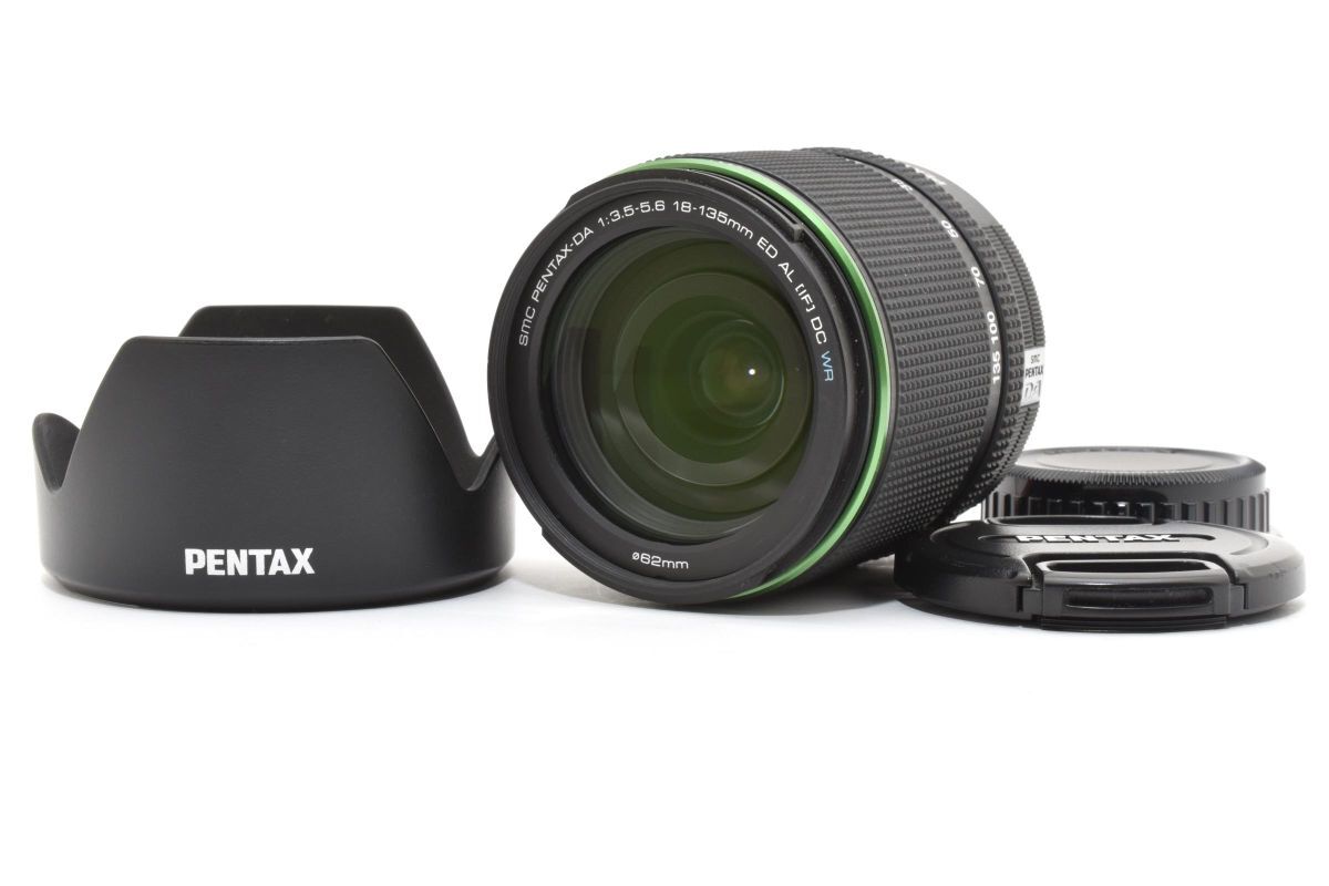 ★極上品★ PENTAX ペンタックス SMC PENTAX-DA 18-135mm F3.5-5.6 ED AL [IF] DC WR 《フード・レンズキャップ付き》★ #665