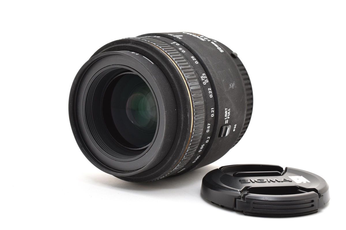 ★良品★ SIGMA シグマ 50mm F2.8 EX DG MACRO PENTAX ペンタックス Kマウント 前キャップ付き★　#694