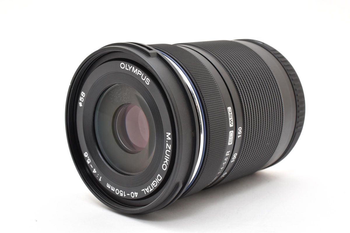 ★良品★ OLYMPUS オリンパス M.Zuiko Digital ED 40-150mm F4-5.6 R MSC ブラック　#698