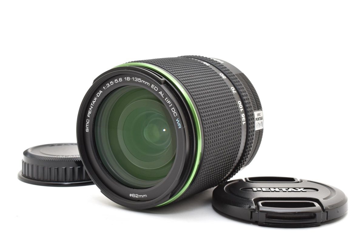 ★良品★ PENTAX ペンタックス DA 18-135mm F3.5-5.6 ED AL IF DC 前後キャップ付き　#705