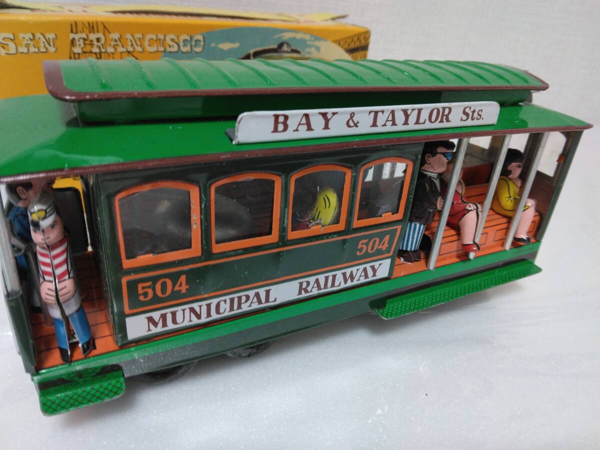 ★1960年代当時物 ヒシモ産業 サンフランシスコケーブルカー 日本製箱付き！ SAN FRANCISCO CABLE CAR！昭和レトロ！
