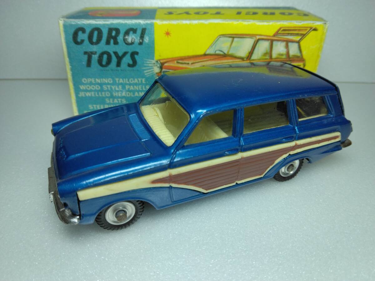 ★CORGI FORD CONSUL CORTINA ESTATE！フォードコルチナエステート！ブルー！