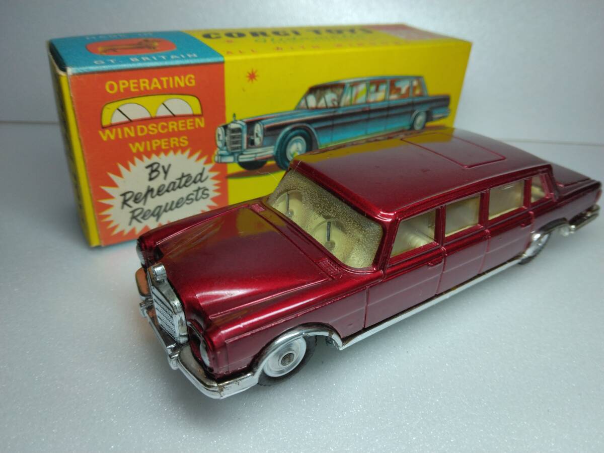 ★GORGI MERCEDES BENZ600 PULLMAN メルセデスベンツ600プルマン ワイパー稼働ギミック付き！