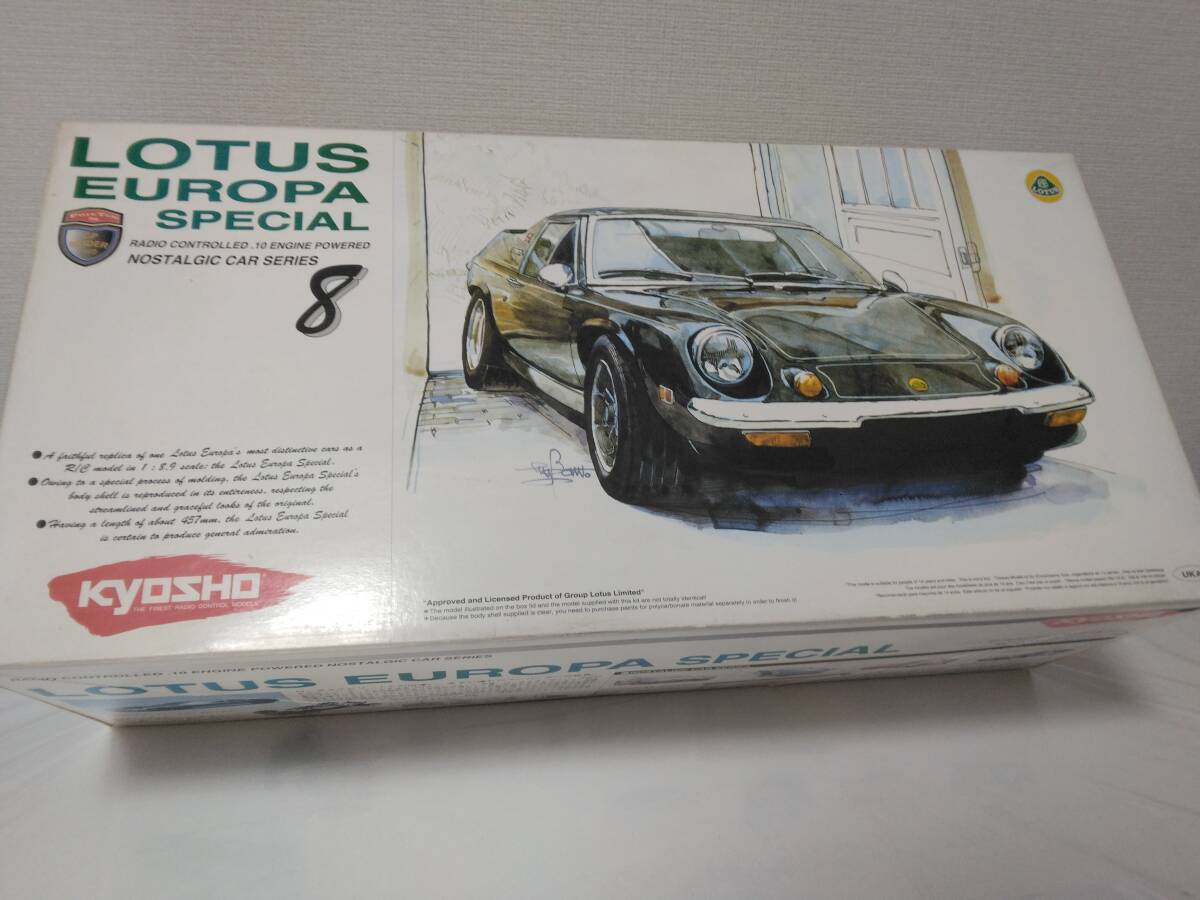 ★1/10 KYOSHO 京商ノスタルジック ロータスヨーロッパ GX11エンジン付 LOTUS EUROPA サーキットの狼 ラジコン昭和 スーパーカー ②！