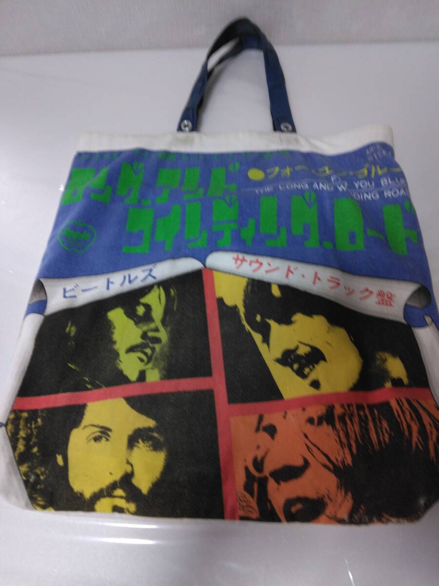 ★Beatles Bag THE LONG AND WINDING ROAD ビートルズ トートバッグ！