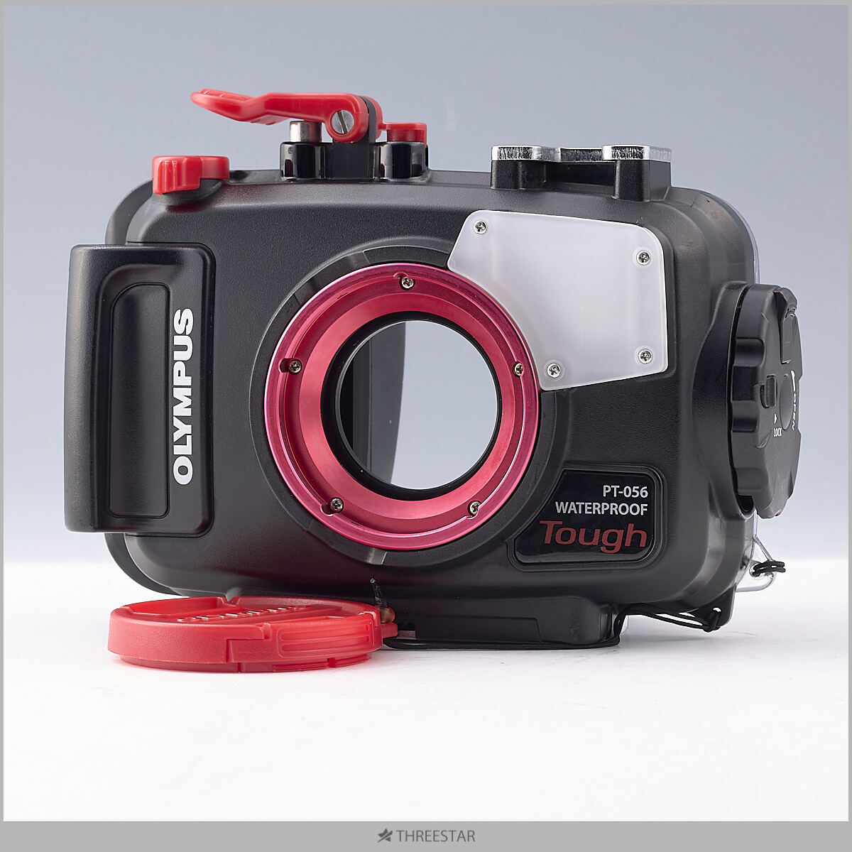 OLYMPUS オリンパス PT-056/TG-3/TG-4用 耐圧チェック済み 純正 水中ハウジング 防水ケース 実用中古 【F17】
