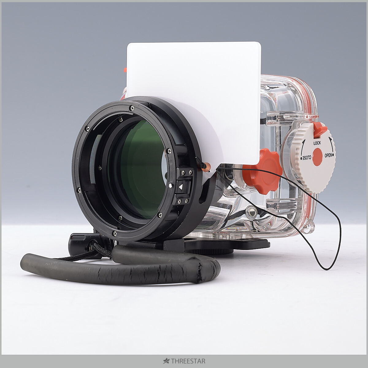 FUJIFILM WP-XQ1 XQ1用 防水プロテクター /28LD マウント ベース 付き 水中ハウジング 耐圧チェック済み 【F20】