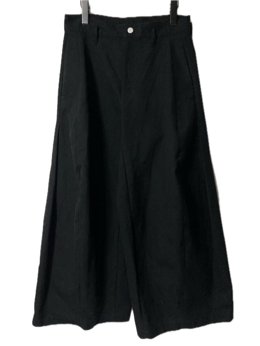 shinya kozuka 25AW EGG BAGGY BLACK バギーパンツ 二重織コットンキャンバス 立体 ワイド パンツ 