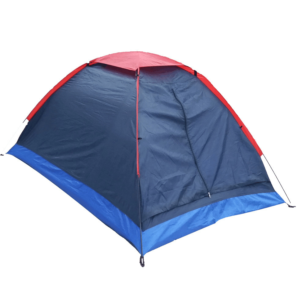 新入荷2人用キャンプテント単層ビーチテント屋外旅行防風防水日よけテントサマーテントバッグ付きお色選択可