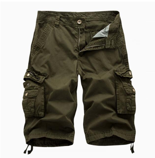 新入荷ショートパンツ メンズ カーゴパンツ カーゴ ショートパンツ 作業着 短パン 半ズボンミリタリパ ンツ 半パン 夏w30~w40 緑