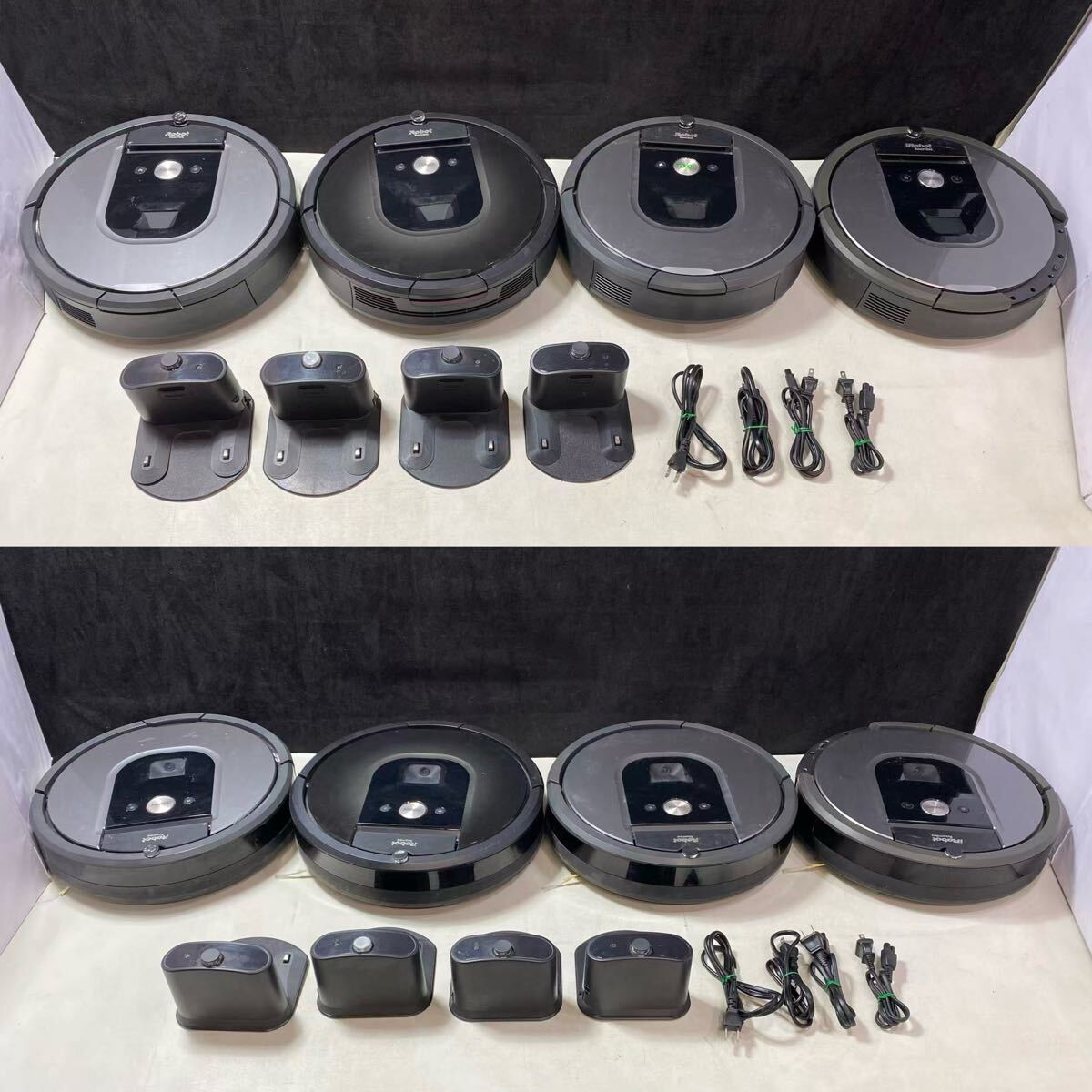 iRobot Roomba ロボット掃除機 ルンバ980/ルンバ960*3台　計4台　まとめ売り　簡易清掃済　動作OK (140s)