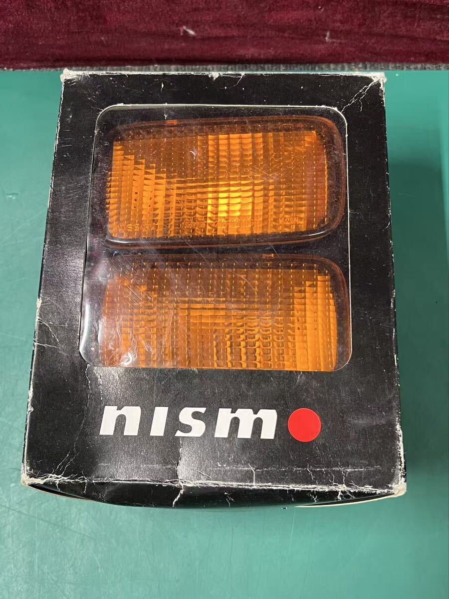 純正　日産　NISMO ニスモ ウインカーレンズ 左右セット R34 スカイライン　SET-FR (60s)