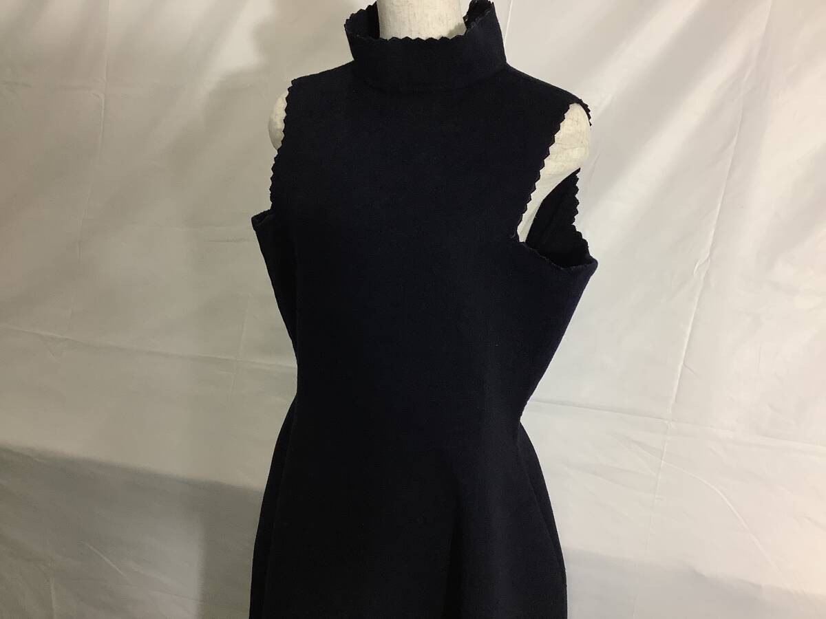 GIANFRANCO FERRE ジャンフランコ・フェレ ノースリーブ ハイネック ワンピース (レディース)　中古品　送料無料　1円〜【43-18.NT】