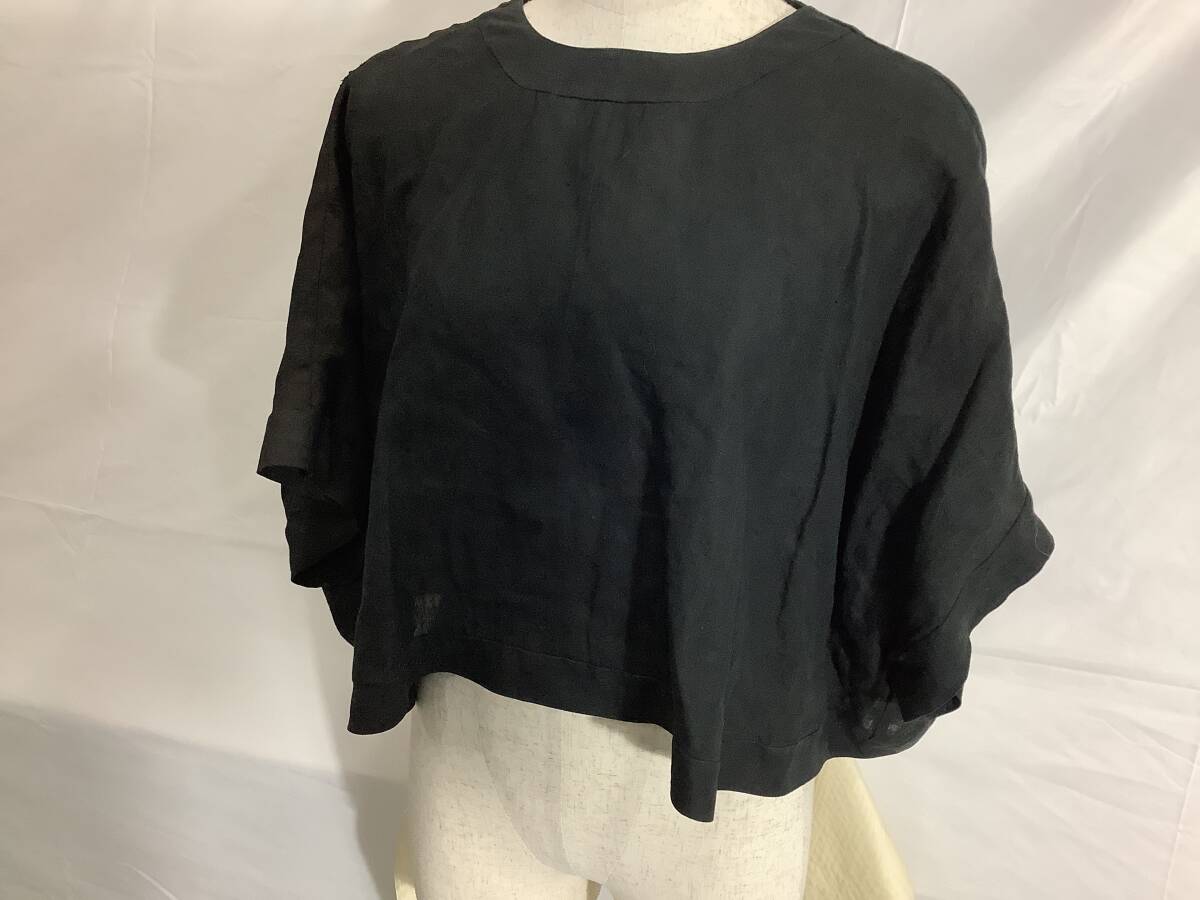 GIANFRANCO FERRE ジャンフランコ・フェレ ワイドシルエット クロップド トップス（レディース）　中古品　送料無料　1円〜【109-13.NT】