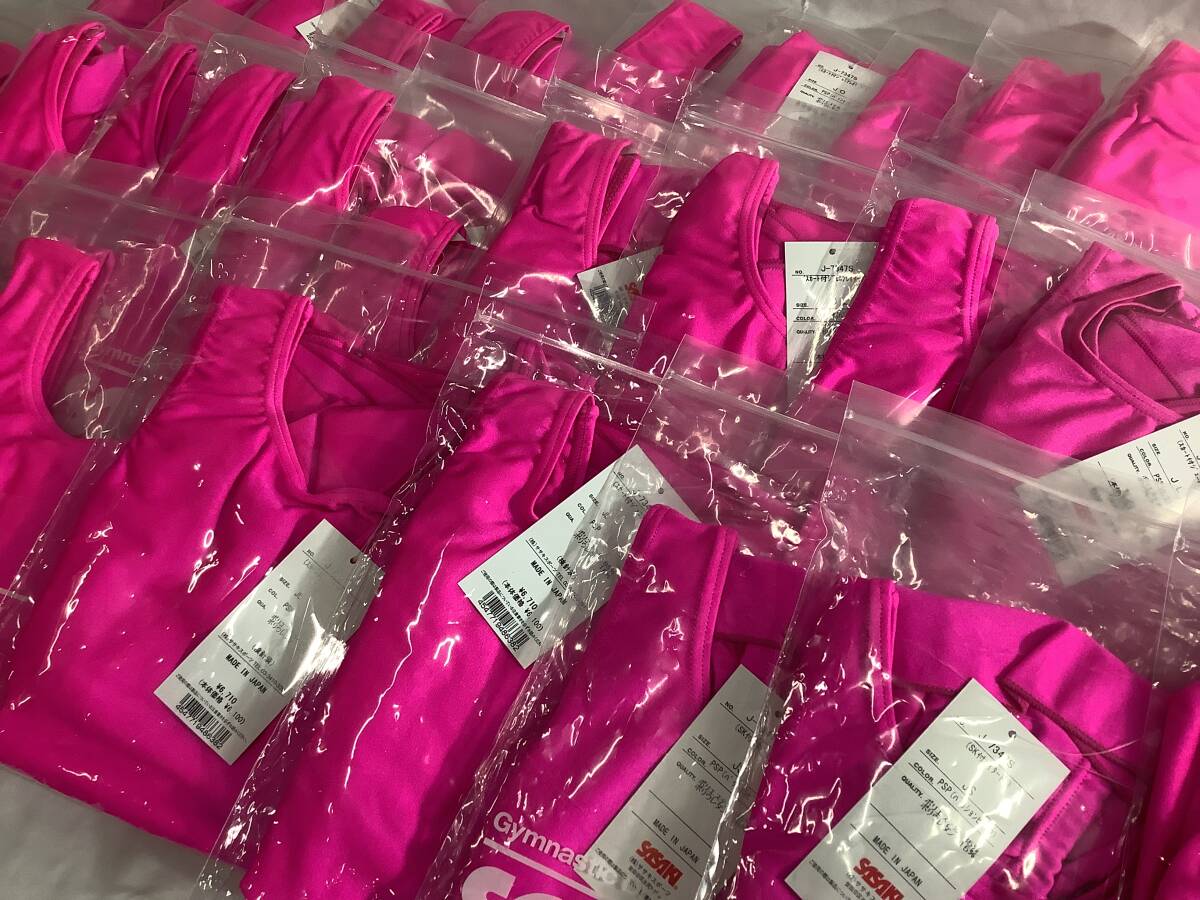 「タグ付き未使用品」ササキスポーツ ジュニア用 スカート付きレオタード 32Pまとめセット　未使用品　送料無料　1円〜【198-18.NT】