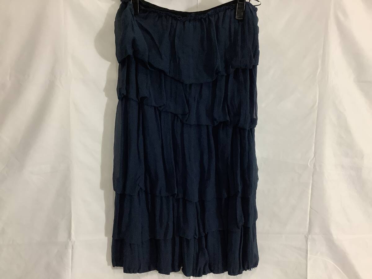 LANVIN ランバン ティアードフリルスカート(レディース)　中古品　送料無料　1円〜【62-18.NT】