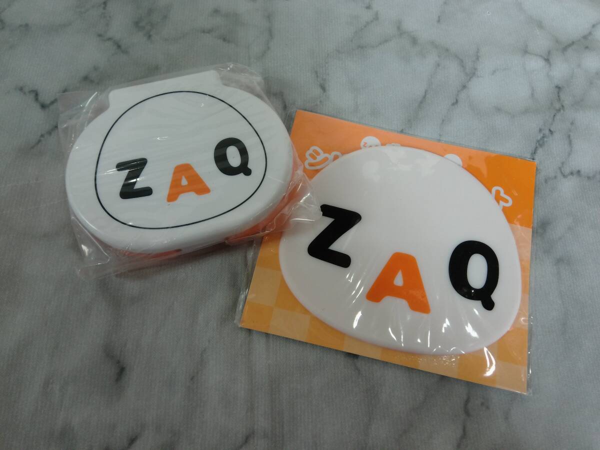 ●●●●ZAQ●朱肉ケース＆シリコン印鑑マット●ざっくぅ●ケーブルTV●非売品●●●●