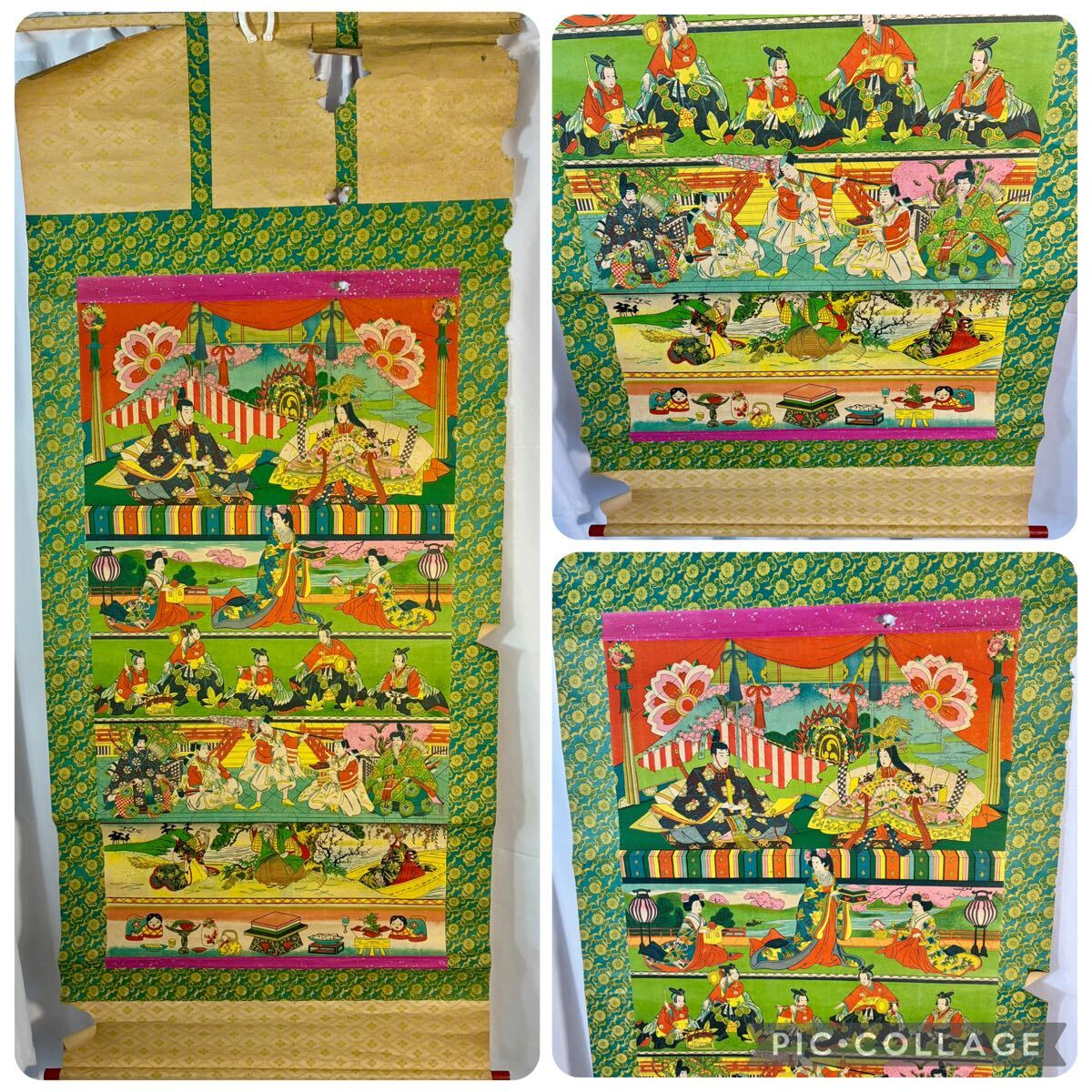 1円〜③ Y100【現状品】掛軸10点まとめ売り　酒井抱一梅・雀　水墨山水画　 錦絵 明治期　模写　骨董品まとめ