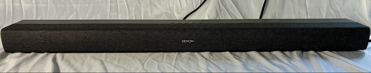 1円〜⑤ Y72【動作品】DENON サウンドバー　DHT-S217 デュアルサブウーファー内蔵　2022年製　Bluetooth リモコン付き
