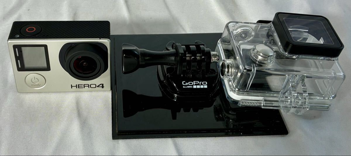 1円〜④ Y120【ジャンク】GoPro ゴープロ HERO4 ウェアラブルカメラ アクションカメラ 中古カメラ　アウトドア記録　モトブログ
