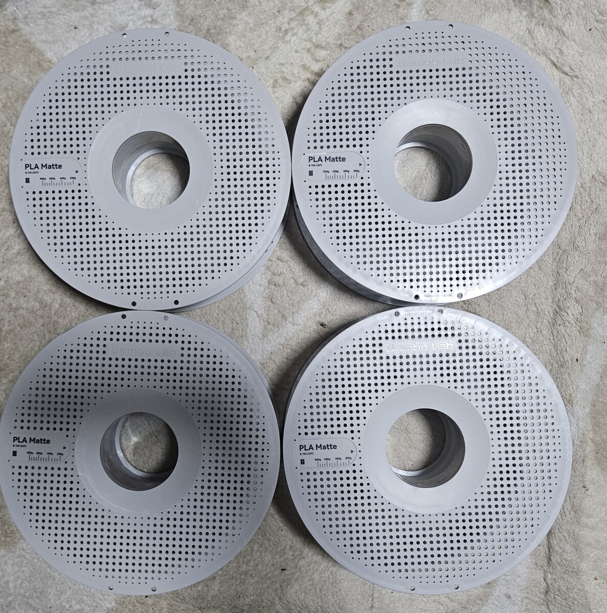 Bambu Lab　空スプール　4個セット
