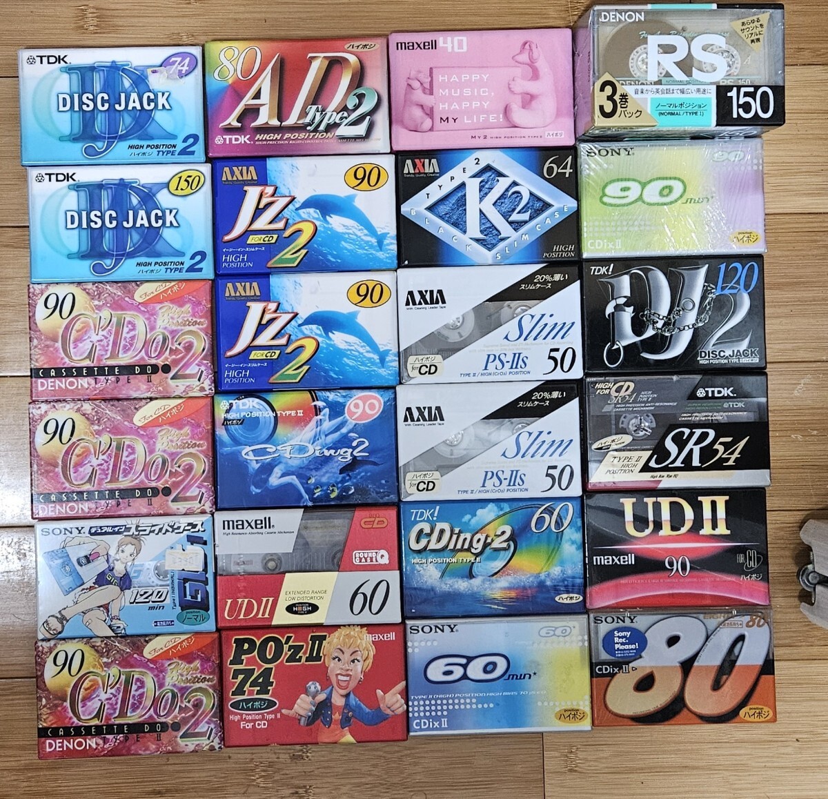 カセットテープ TDK SONY maxell AXIA ハイポジ ハイポジション　23本+3本セット1