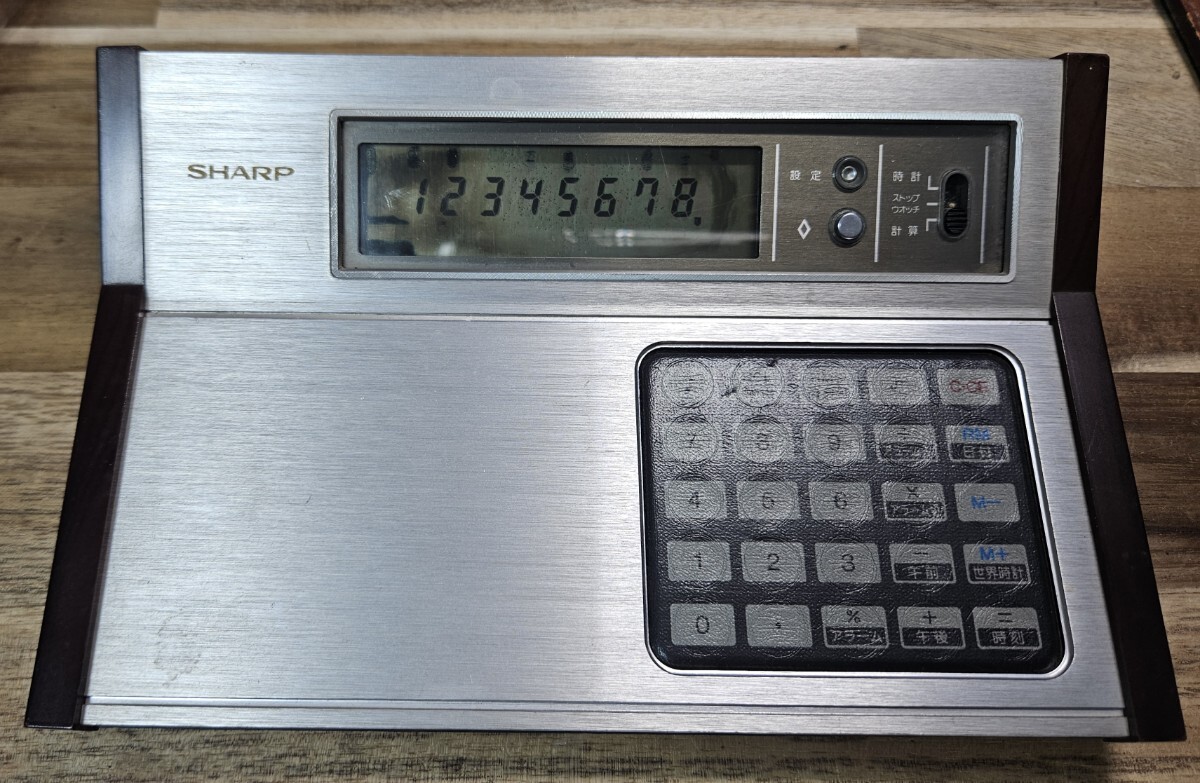 昭和レトロ SHARP 電卓 計算機 CT-600