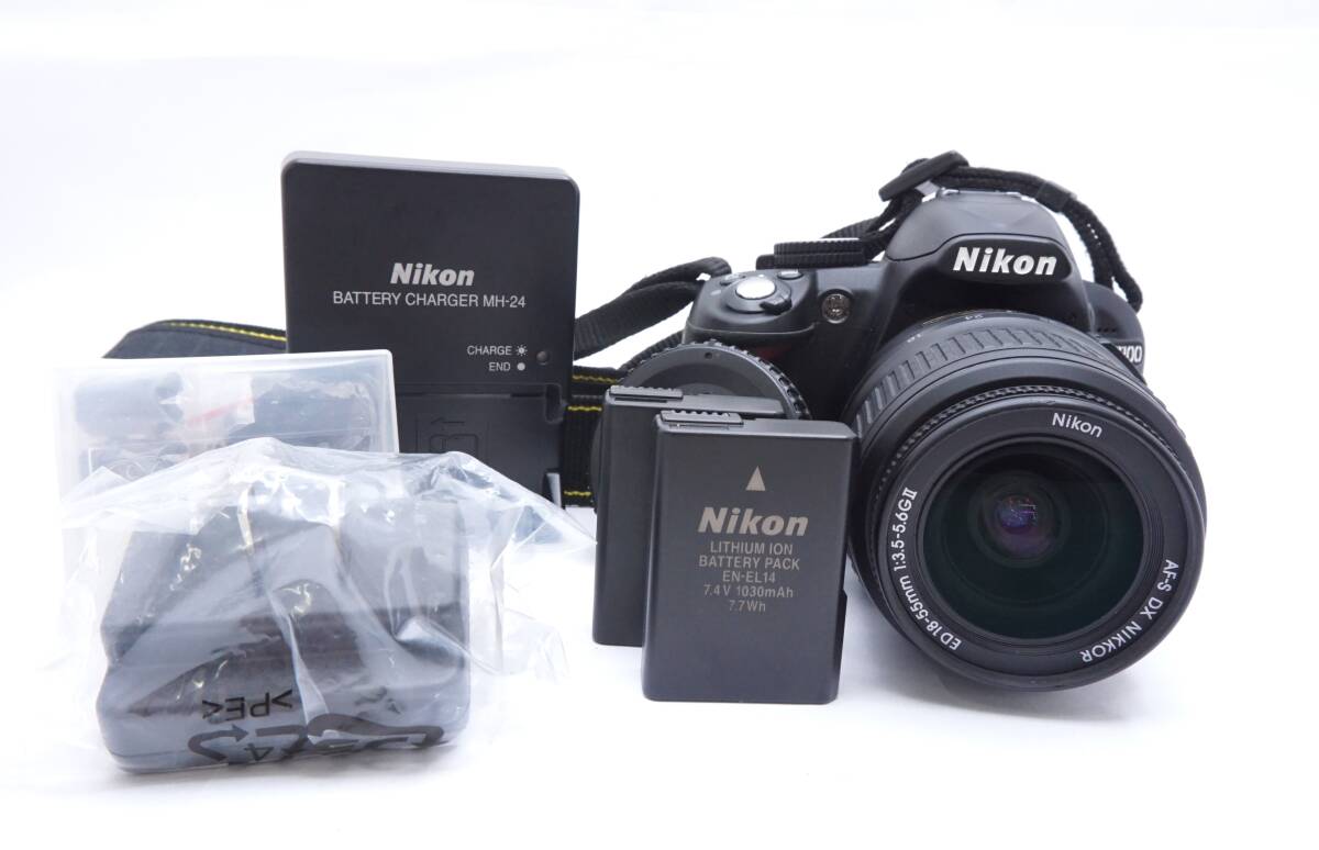 ☆Nikon ニコン D3100 / AF-S DX Nikkor 18-55mm F3.5-5.6 G II ED AFデジタル一眼レフカメラ(付属品多数)訳あり
