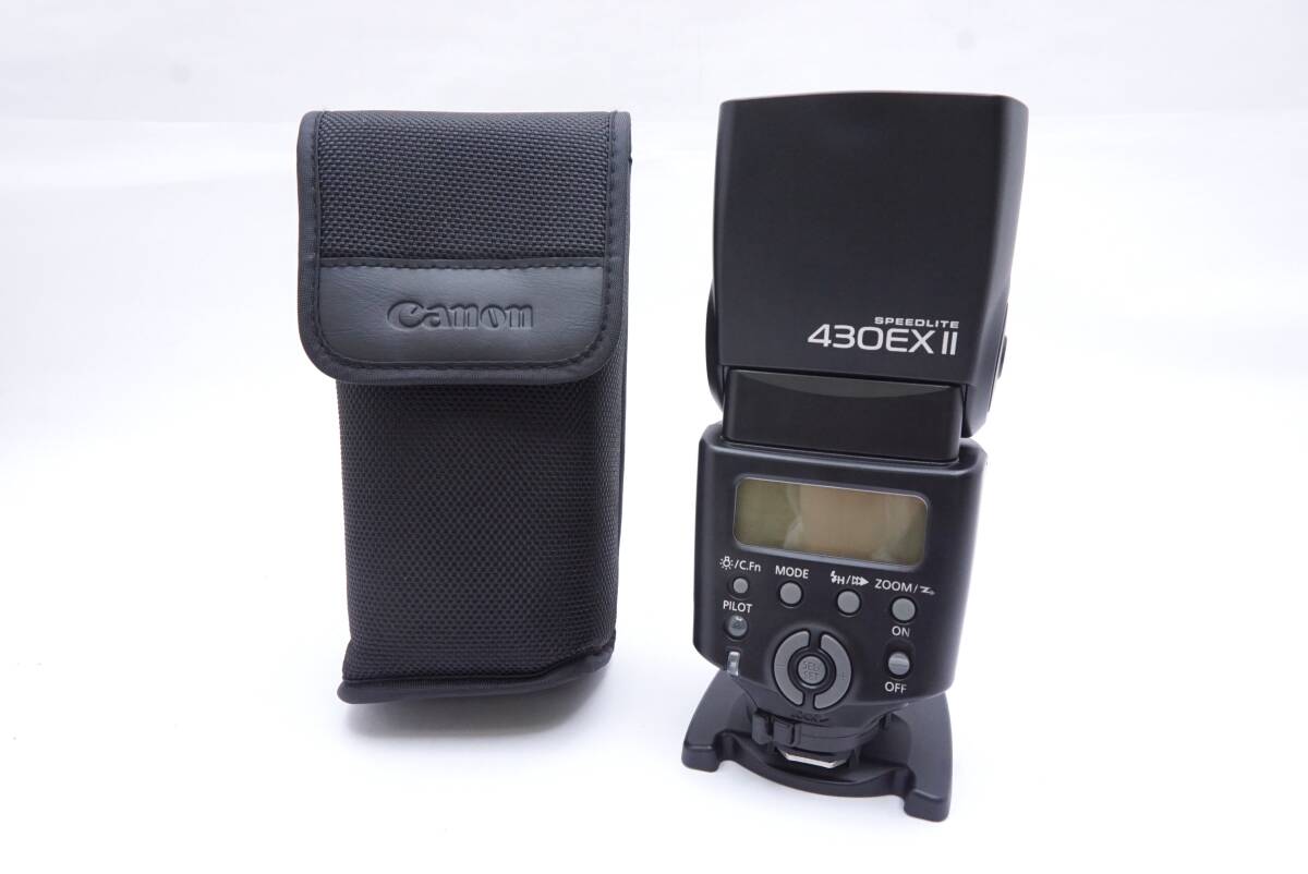 ☆ Canon キャノン SPEEDLITE 430EX IIスピードライト （スタンド・ケース付）