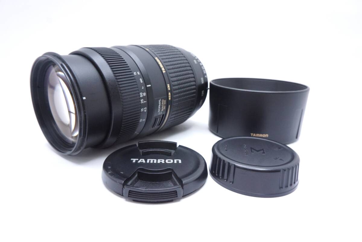 【美品】☆TAMRON タムロン AF 70-300mm F4-5.6 TELE-MACRO LD Di　ペンタックス用（前後キャップ・フード付）