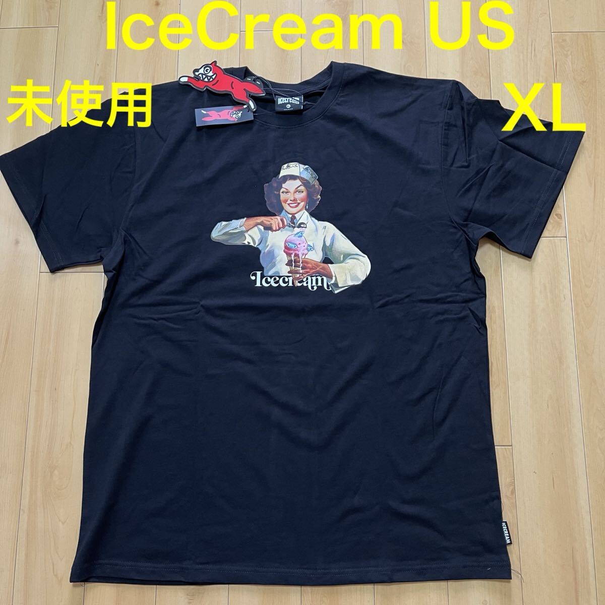 ★★★未使用 IceCream US Tシャツ アイスクリーム 黒 XL★★★