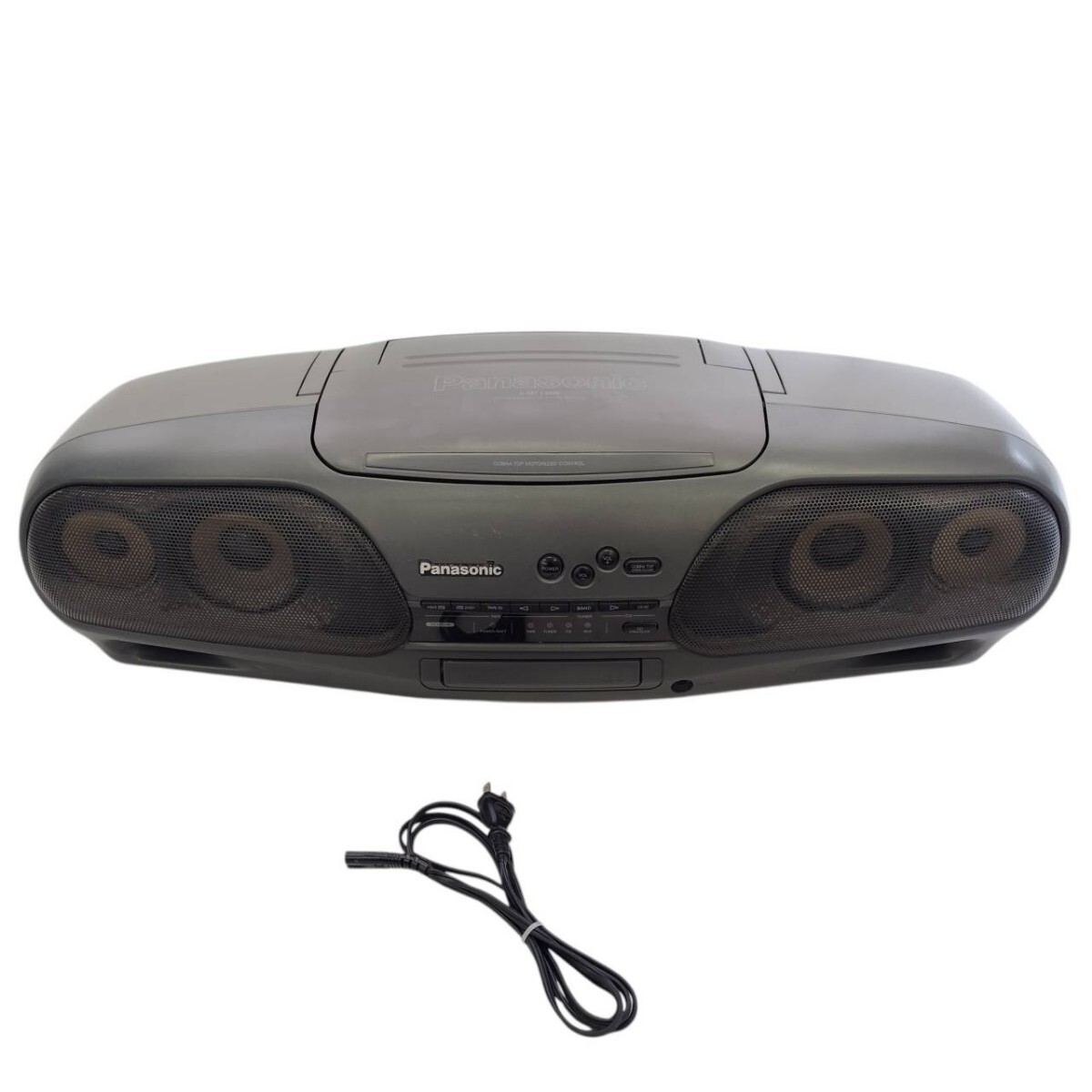 S-06936 Panasonic RX-DT707 CDラジカセ 松下電器 バブルラジカセ コブラトップ オーディオ機器 当時物 通電のみ確認 現状品 訳あり 08