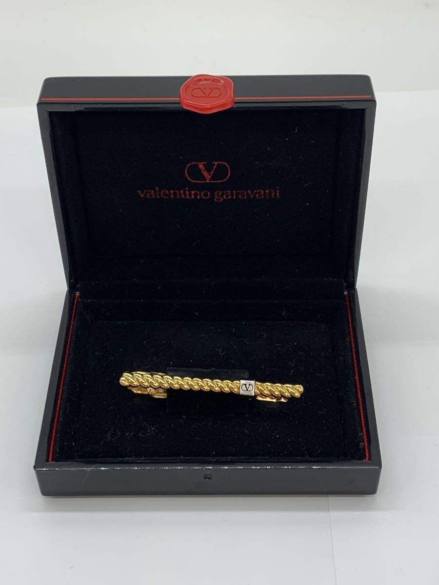【ゆ7910】VALENTINO GARAVANI ヴァレンティノ ガラヴァーニ ネクタイピン タイピン ゴールド アクセサリー※ネコポスの場合箱無し