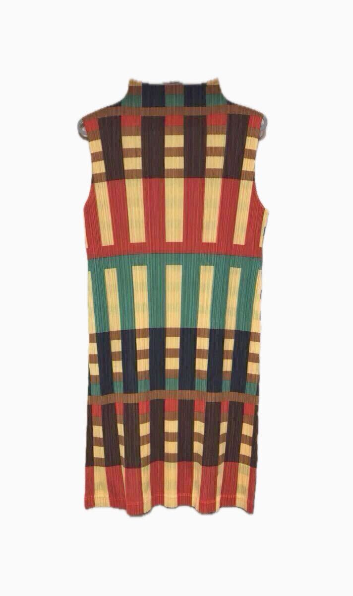 新品◆PLEATS PLEASE プリーツプリーズイッセイミヤケ ISSEY MIYAKEノースリーブワンピースPP13-JT766 日本製 正規品 未使用品