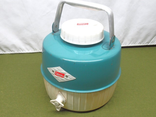 Coleman コールマン ウォータージャグ 1ガロン ダイヤモンドロゴ 水色 60～70年代 管理8H0527N-A7