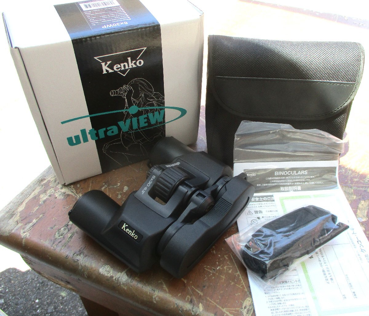 ☆ Kenko 双眼鏡 ultraVIEW 6×30WP ポロプリズム 6倍30◆軽量コンパクトボディ・防水仕様が魅力のスタンダード双眼鏡2,991円
