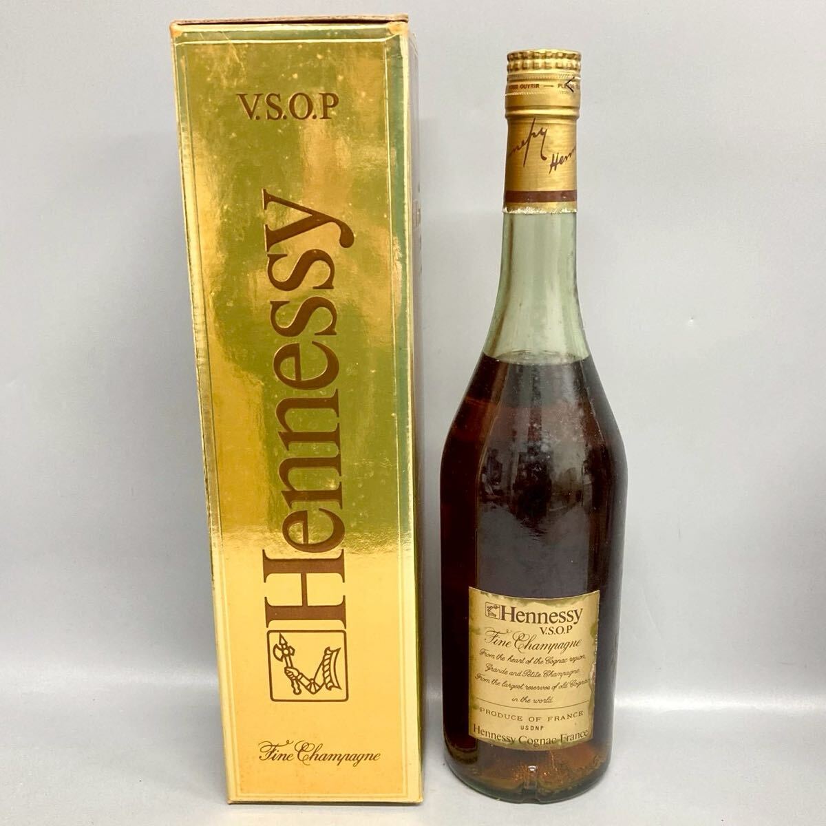 1円〜 Hennessy ヘネシー コニャック VSOP ブランデー V S O P 700ml 40％ 未開栓 金キャップ ボトル フランス コレクション 人気