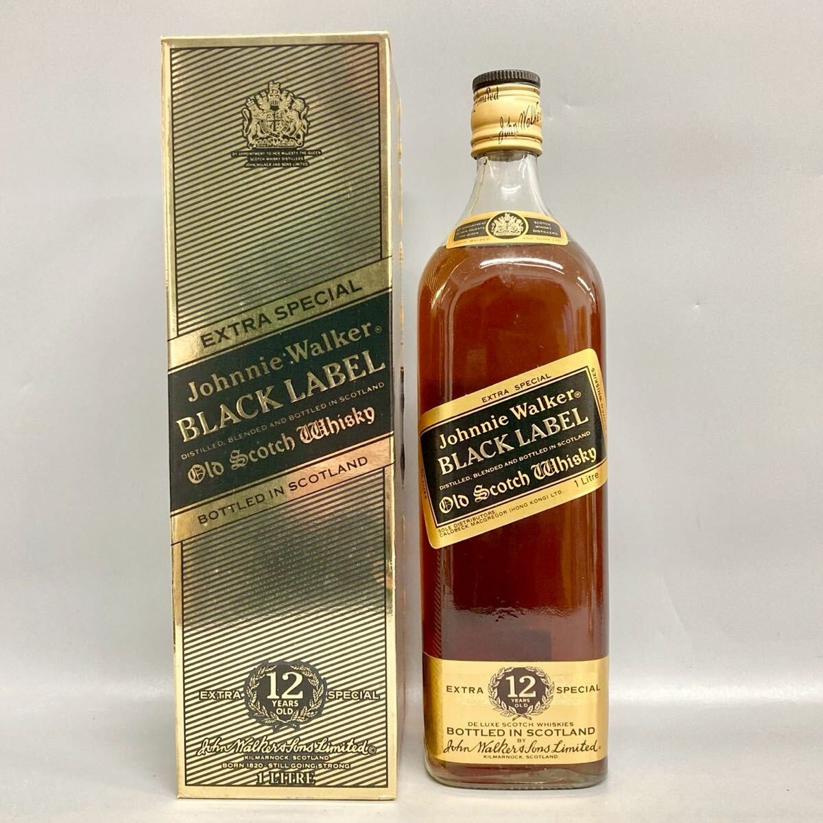 1円〜 ジョニーウォーカー ブラックラベル エクストラスペシャル 12年 黒金キャップ 未開栓 Johnnie Walker 古酒 洋酒 コレクション 人気
