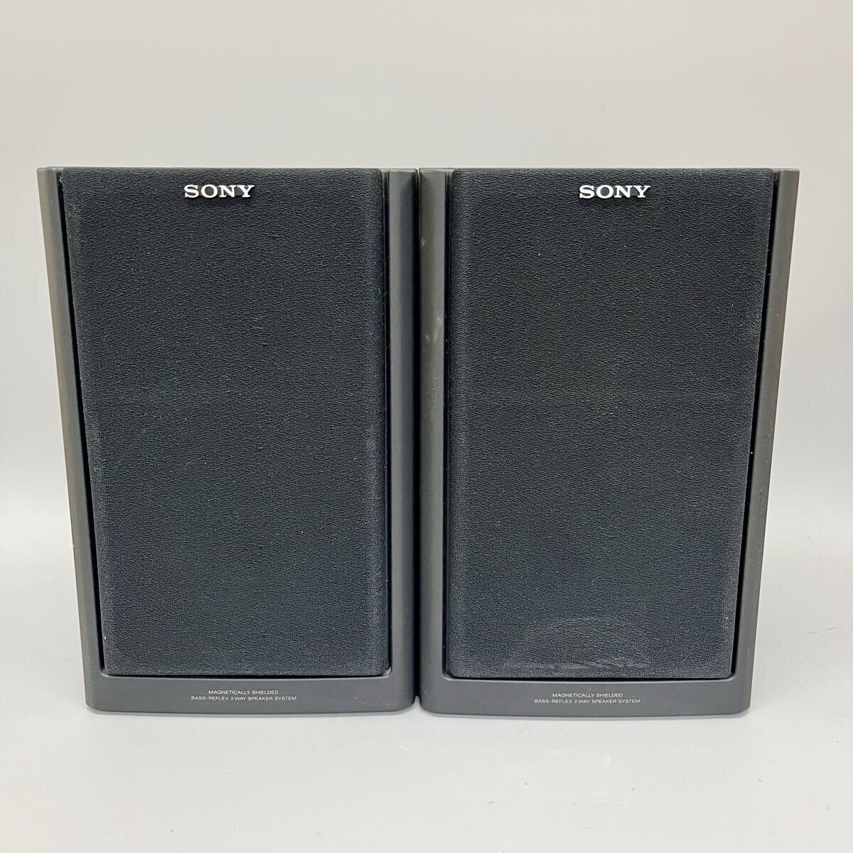 1円〜 SONY ソニー スピーカー SS-P33XAV pixy 2ウェイ バスレフ方式 オーディオ機器 ペア 音響機器 ブックシェルフ型 最大入力60W 黒