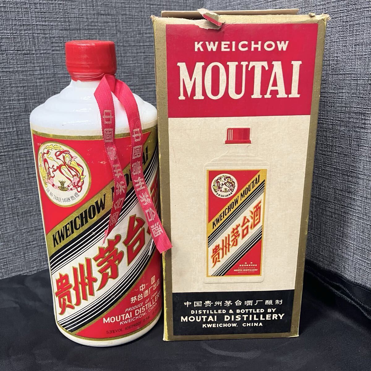 1円〜 貴州茅台酒 マオタイ酒 天女ラベル 53％ 540ml 106PROOF 古酒 未開封 KWEICHOW
