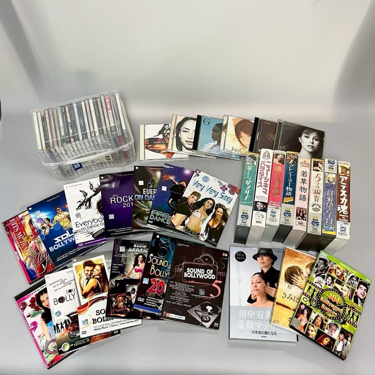 1円〜 おまとめ CD DVD VHS 洋楽 邦楽 シングル ベスト アルバム ビデオテープ 映画 音楽 ボリウッド コレクション インド映画 マッサージ 