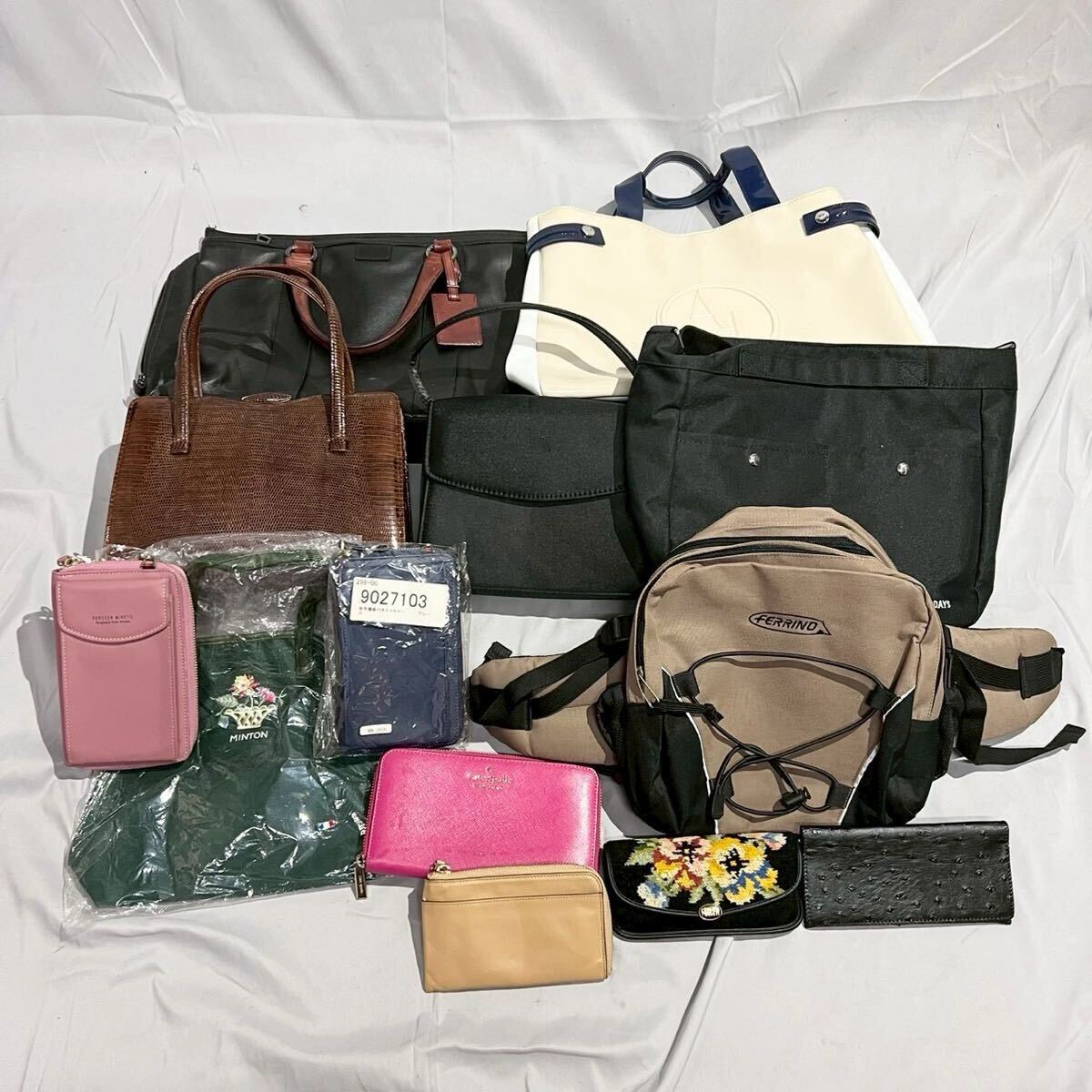 1円〜 おまとめ バッグ F.CLIO エフクリオ ARMANI JEANS アルマーニジーンズ FEILER フェイラー トートバッグ ハンドバッグ 財布 レザー