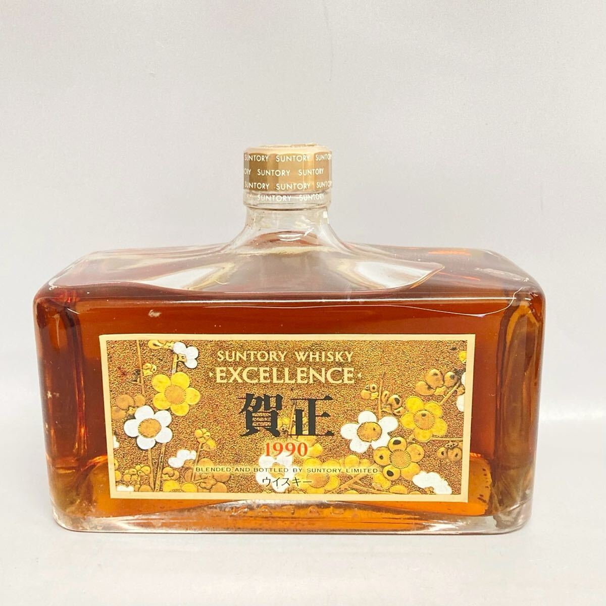 1円〜 未開栓 SUNTORY EXCELLENCE サントリー エクセレンス 1990 賀正ボトル ウイスキー 43% 700ml ジャパニーズ コレクション 人気 