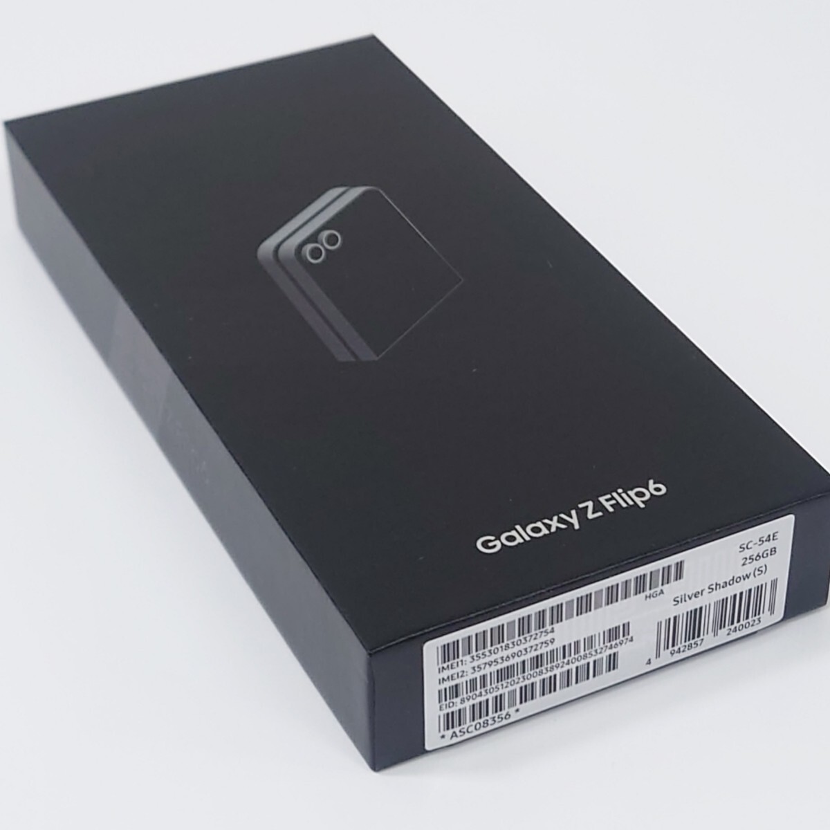 未開封　Galaxy Z 　Flip6 　SC-54E 　256GB 　Silver Shadow　判定◎　ギャラクシーZフリップ6　