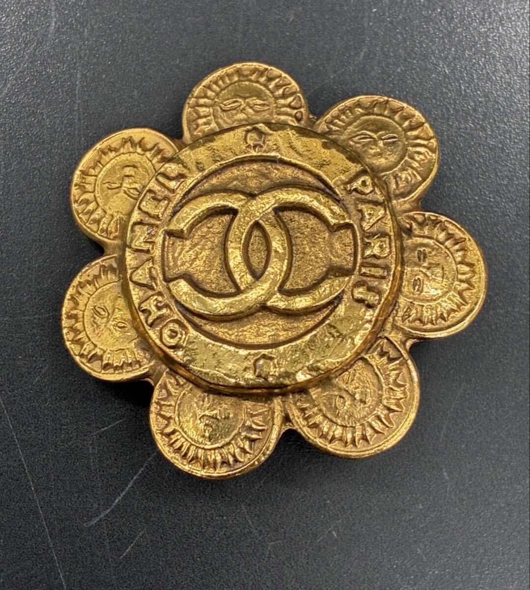 CHANEL シャネル イヤリング フラワーモチーフ ココマーク アクセサリー ヴィンテージ ゴールド レディース 5A1911.3