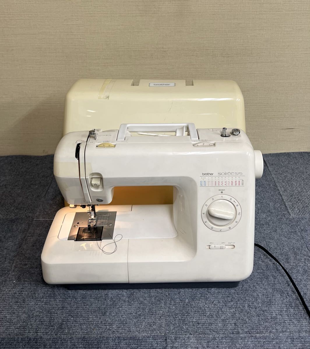 Brother ZZ3-B575 ソワレ ブラザー ハンドメイド 手芸 裁縫 電子ミシン 家庭用ミシン 通電確認済み