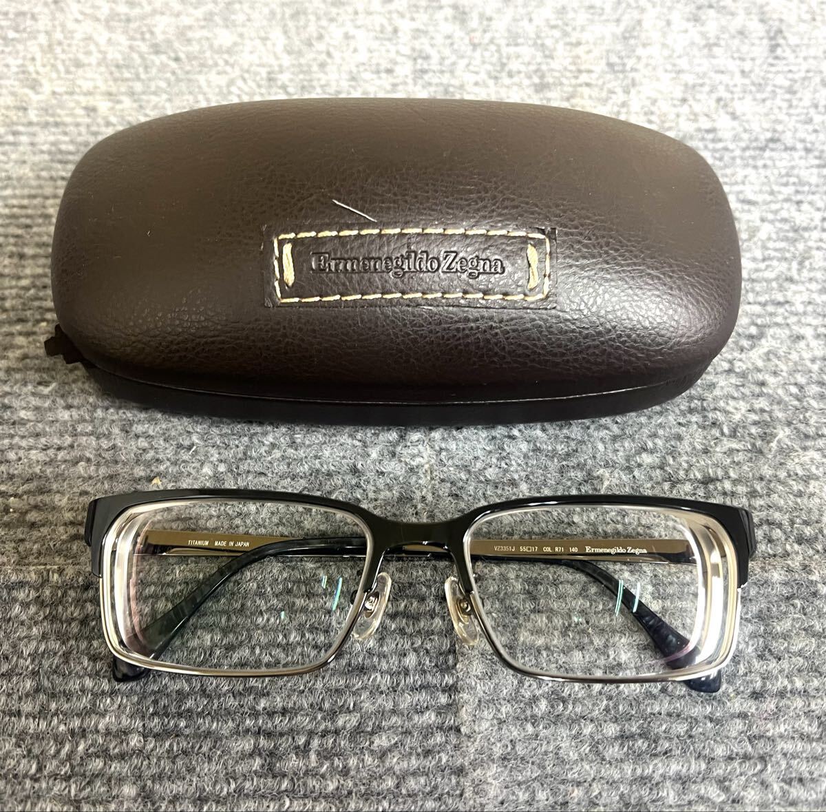 エルメネジルドゼニア TITANUM VZ3351J メンズ フレーム 0522③