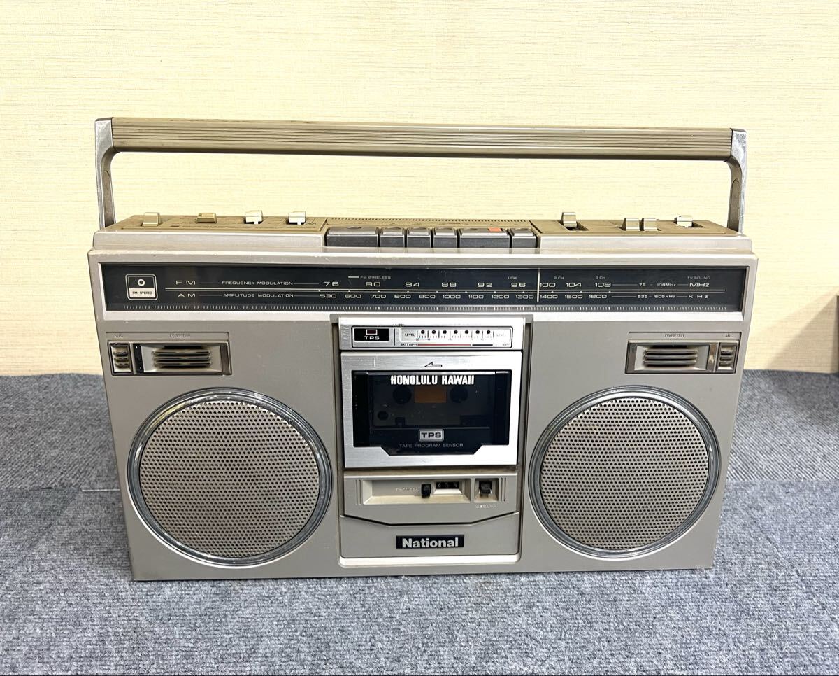 National ナショナル RX-5100 ラジカセ ラジオカセットレコーダー 通電確認済み 0526③