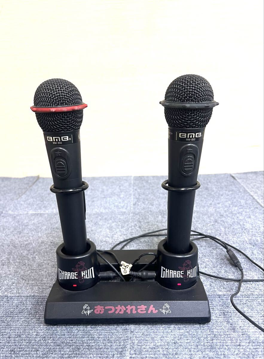 BMB エクシング WM-850 マイク 電波式 マイクロフォン 通電確認済み 0527③